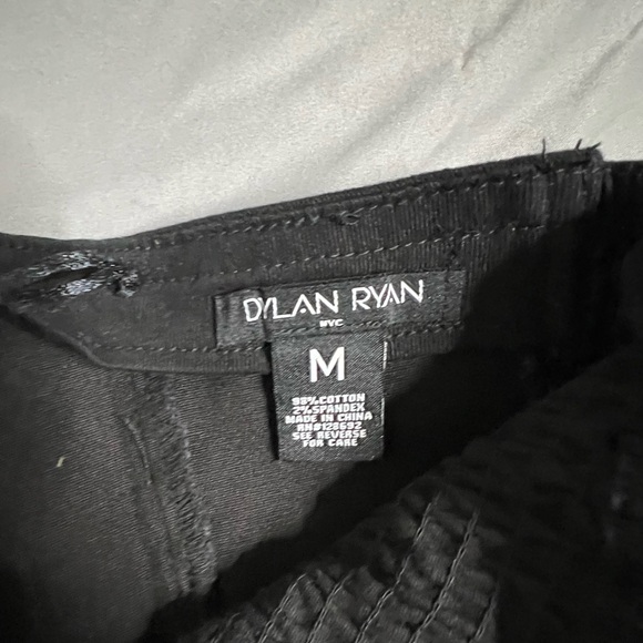 Dylan Ryan black  Denim Corset Top, M  NWT [E-50] - Picture 4 of 6